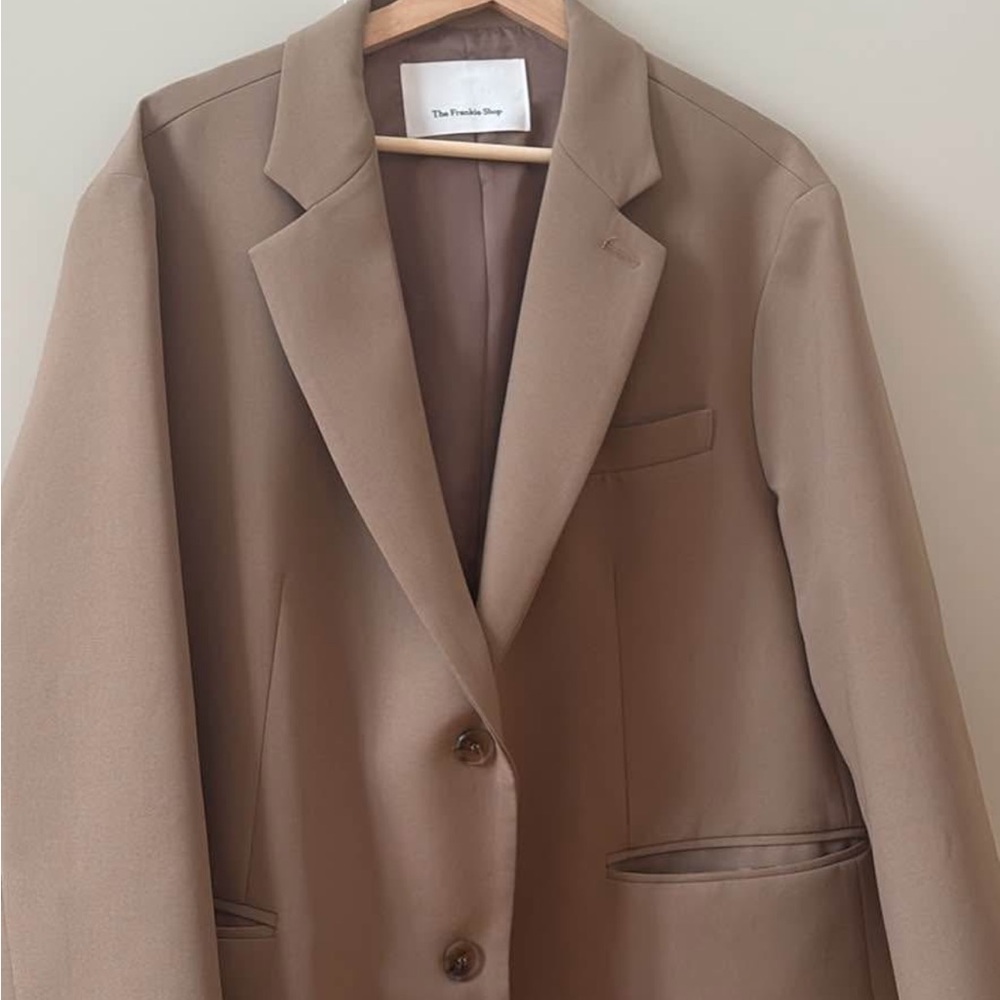 The Frankie Shop Classic Beige Blazer